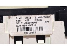 Recambio de mando calefaccion aire acondicionado para seat ibiza ii referencia OEM IAM 6J0820045A   2