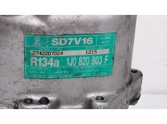 Recambio de compresor aire acondicionado para audi a3 referencia OEM IAM SD7V16 / 1J0820803F   2