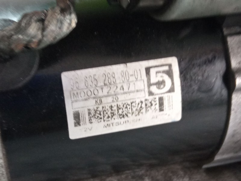 Recambio de motor arranque para peugeot partner referencia OEM IAM 966352888001  