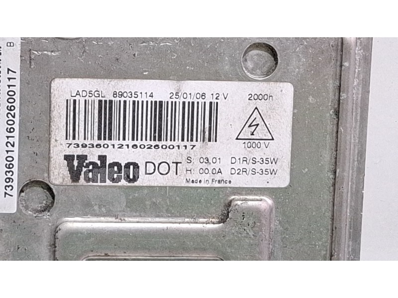 Recambio de centralita faros xenon para citroën c4 referencia OEM IAM 89035114  