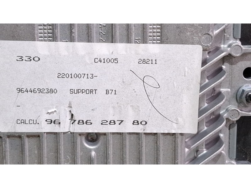 Recambio de centralita motor para citroën c4 referencia OEM IAM 9678628780 S180123007A  