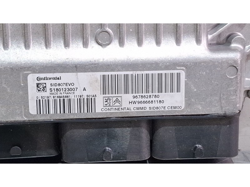 Recambio de centralita motor para citroën c4 referencia OEM IAM 9678628780 S180123007A  