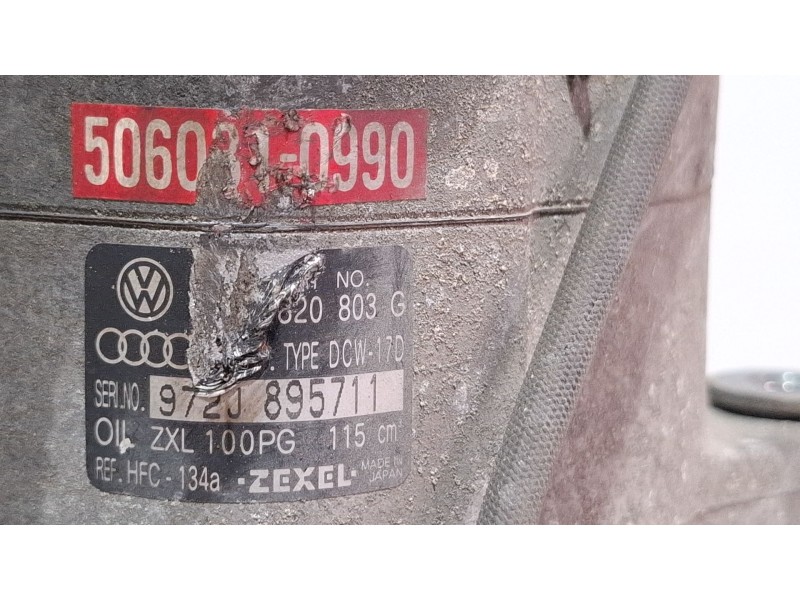 Recambio de compresor aire acondicionado para volkswagen golf referencia OEM IAM 5060310990  