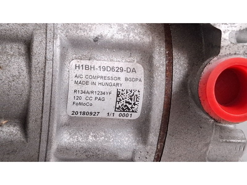 Recambio de compresor aire acondicionado para ford fiesta referencia OEM IAM H1BH19D629DA 20180927  