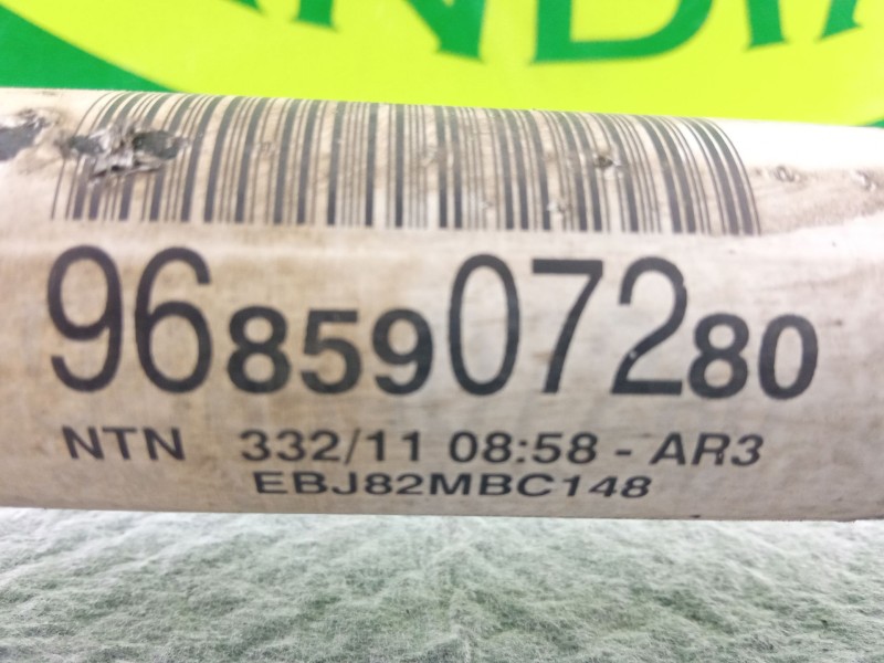 Recambio de palier derecho para citroën c3 referencia OEM IAM 9685907280 EBJ82MBC148 