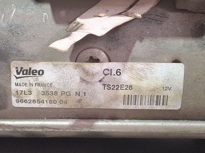 Recambio de motor arranque para citroën ds3 referencia OEM IAM 966285418004 ts22e26  