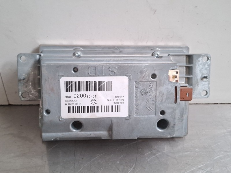 Recambio de pantalla multifuncion para citroën ds3 referencia OEM IAM 980102008001  