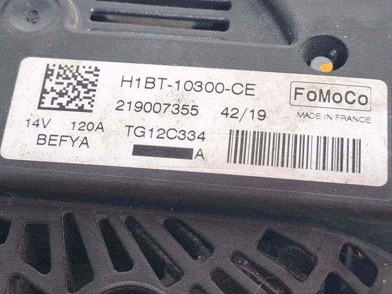 Recambio de alternador para ford fiesta referencia OEM IAM H1BT10300CE  