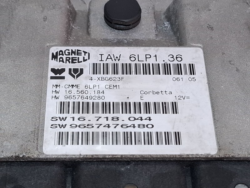 Recambio de centralita motor para citroën c4 referencia OEM IAM IAW6LP136 9657476480  