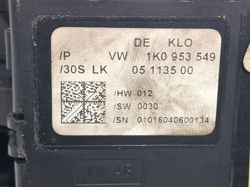 Recambio de mando multifuncion para volkswagen caddy referencia OEM IAM 1K0953503E  