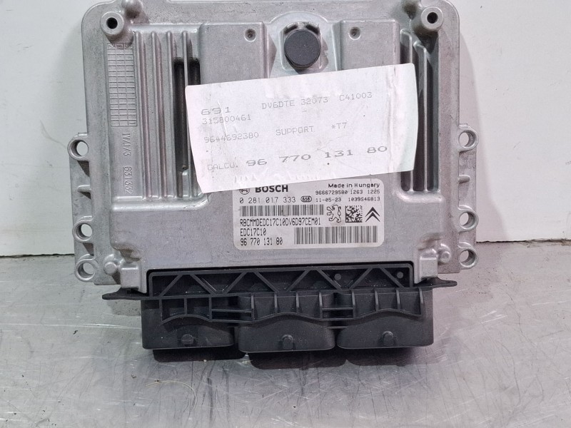 Recambio de centralita motor para peugeot 308 referencia OEM IAM 9677013180 0281017333  
