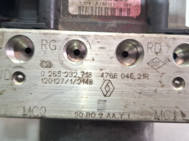 Recambio de modulo abs para dacia sandero referencia OEM IAM 0265232718 476604621R 0265801018  