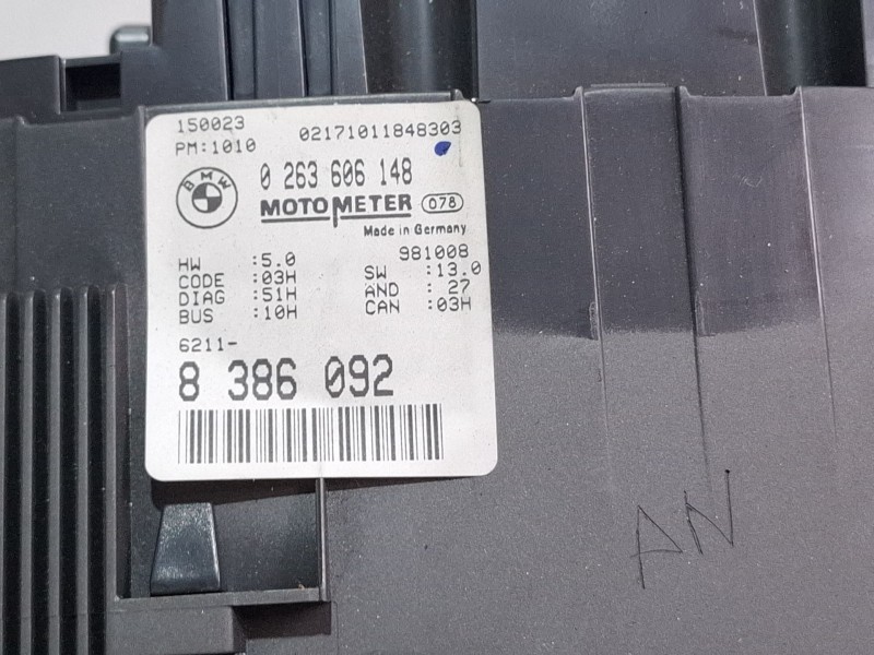 Recambio de cuenta kilometros para bmw 318 referencia OEM IAM 8386092 / 0263606148  