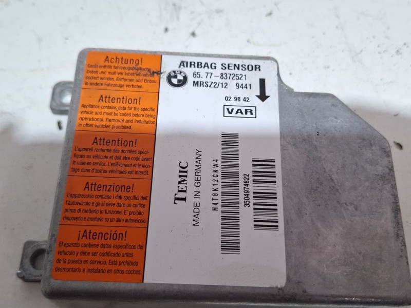 Recambio de centralita airbag para bmw 318 referencia OEM IAM 65778372521  