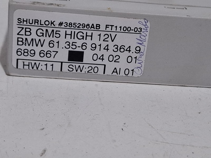 Recambio de modulo confort para bmw 318 referencia OEM IAM 613569143649  