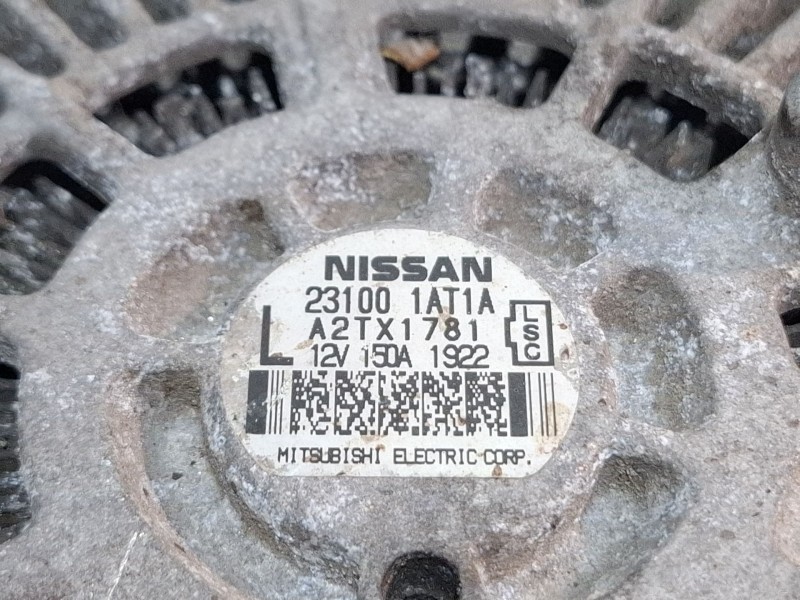 Recambio de alternador para nissan cabstar (f24m, f24w) 35.14 dci, 45.14 dci 2.5 (f24m) referencia OEM IAM 231001AT1A  