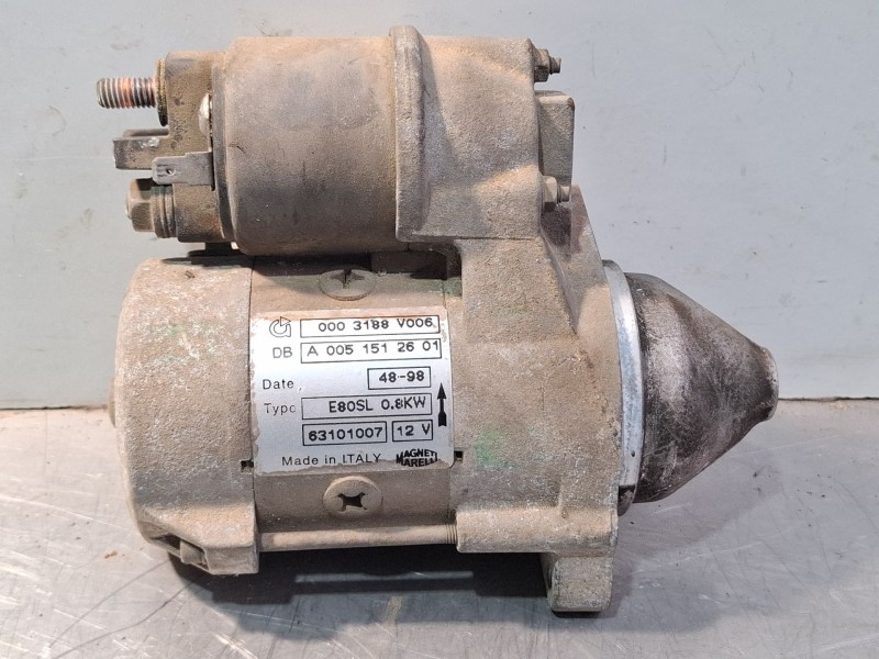 Recambio de motor arranque para smart micro compact car mc 01 referencia OEM IAM 0003188 / A0051512601  