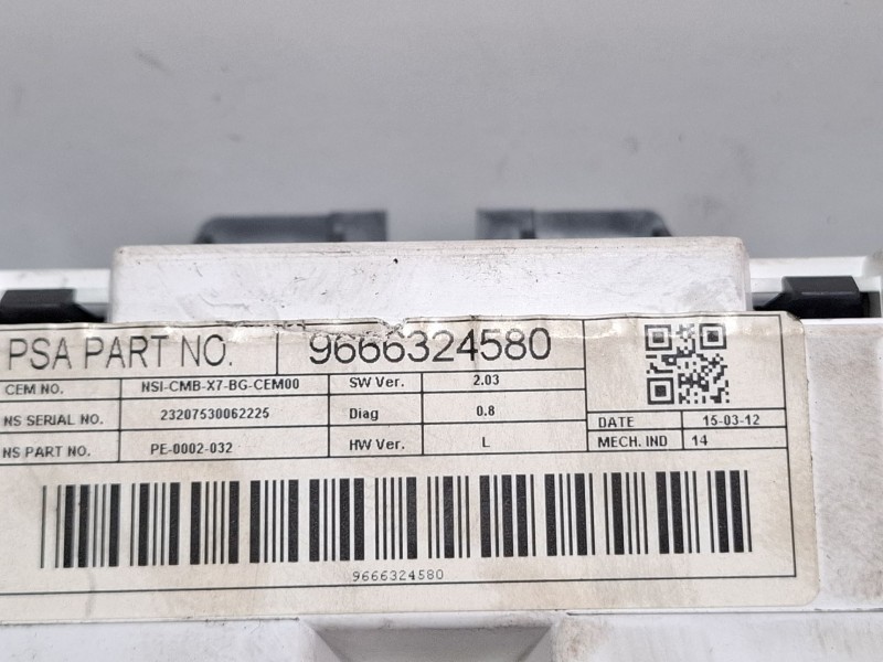 Recambio de cuenta kilometros para citroën c5 iii (rd_) 2.0 hdi 165 referencia OEM IAM 9666324580  