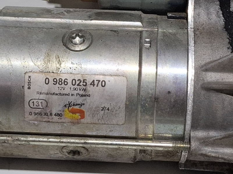 Recambio de motor arranque para peugeot expert referencia OEM IAM 0986025470  