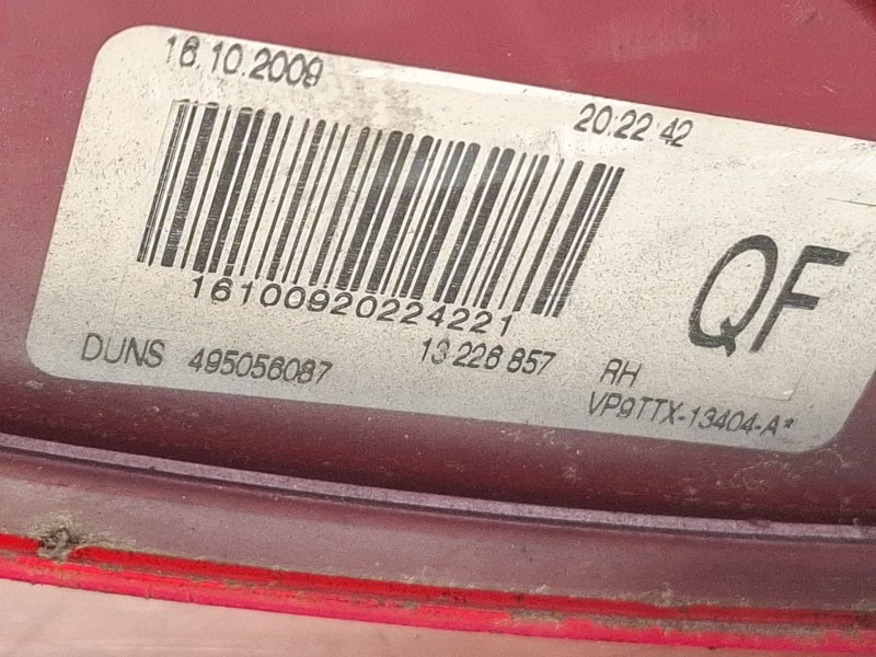 Recambio de piloto trasero derecho para opel insignia a sports tourer (g09) 2.0 cdti (35) referencia OEM IAM 13226857  