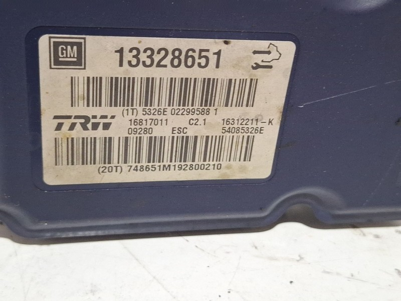 Recambio de modulo abs para opel insignia a sports tourer (g09) 2.0 cdti (35) referencia OEM IAM 13328651  