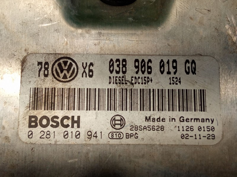 Recambio de centralita motor para volkswagen passat referencia OEM IAM 0281010941038906019GQ  