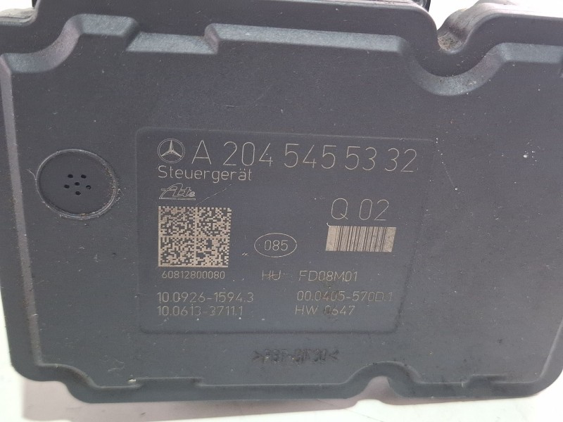 Recambio de modulo abs para mercedes-benz clase c t-model (s204) c 200 cdi (204.207) referencia OEM IAM A2044312412 / A204545533