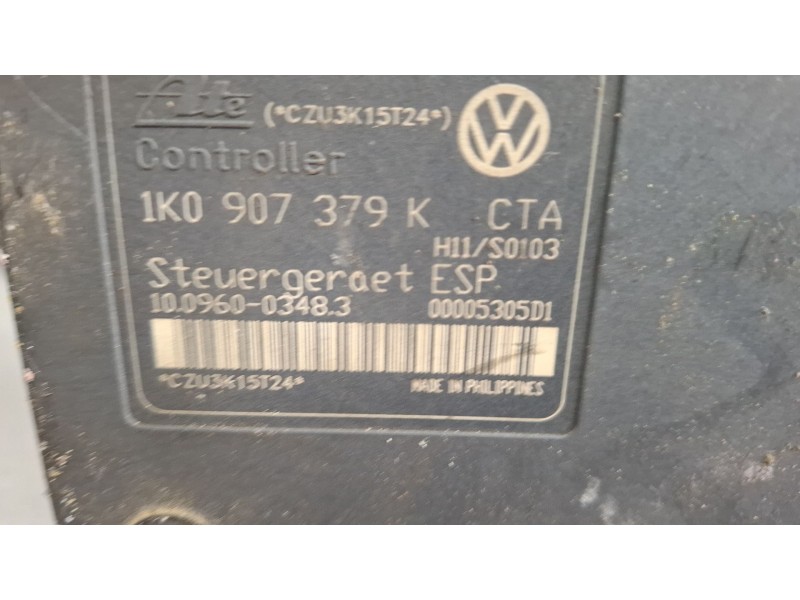 Recambio de modulo abs para volkswagen touran referencia OEM IAM 1K0614517H / 1K0907379K   Recambio de modulo abs para volkswagen touran referencia OEM IAM 1K0614517H / 1K0907379K