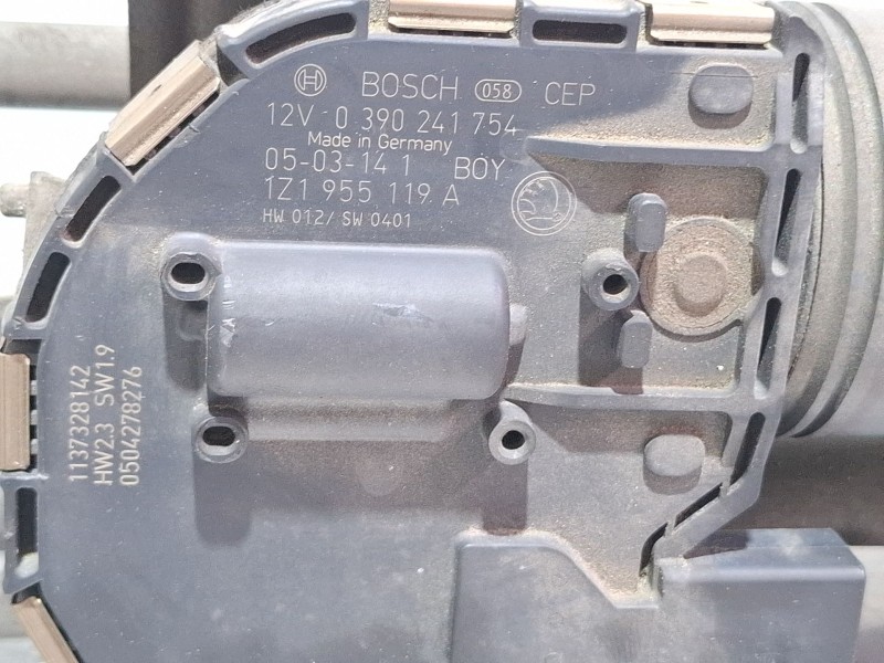 Recambio de motor limpiaparabrisas delantero para skoda octavia referencia OEM IAM 0390241754 / 1Z1955119A  