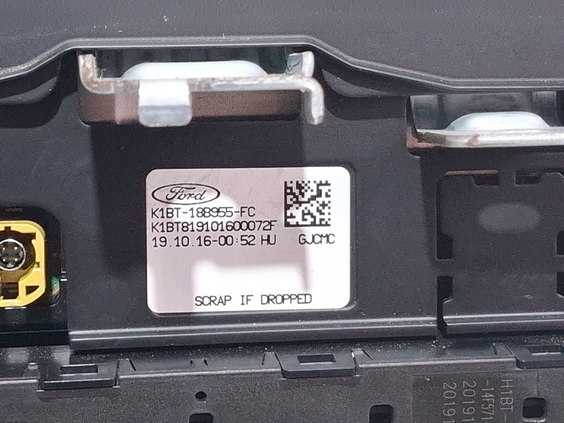 Recambio de pantalla multifuncion para ford fiesta vii (hj, hf) 1.5 tdci referencia OEM IAM K1BT18B955FC  