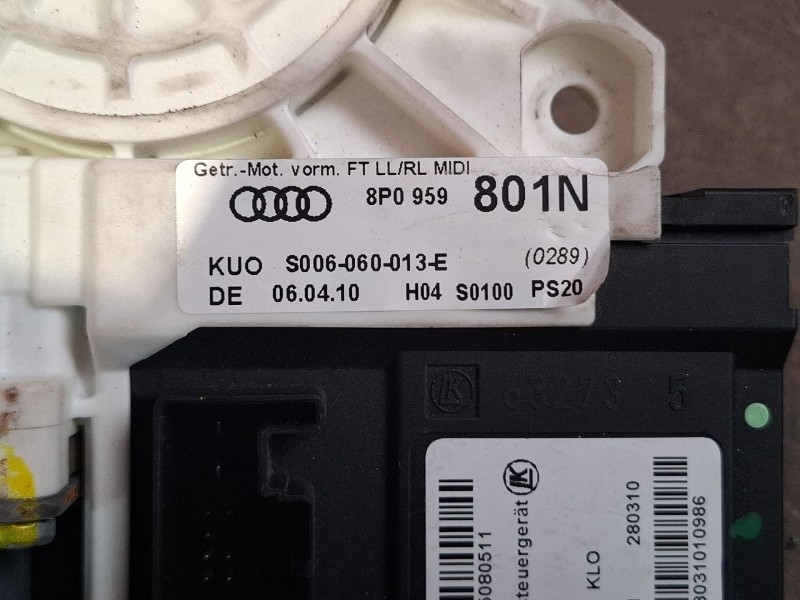 Recambio de motor elevalunas delantero izquierdo para audi a3 referencia OEM IAM E840311202  
