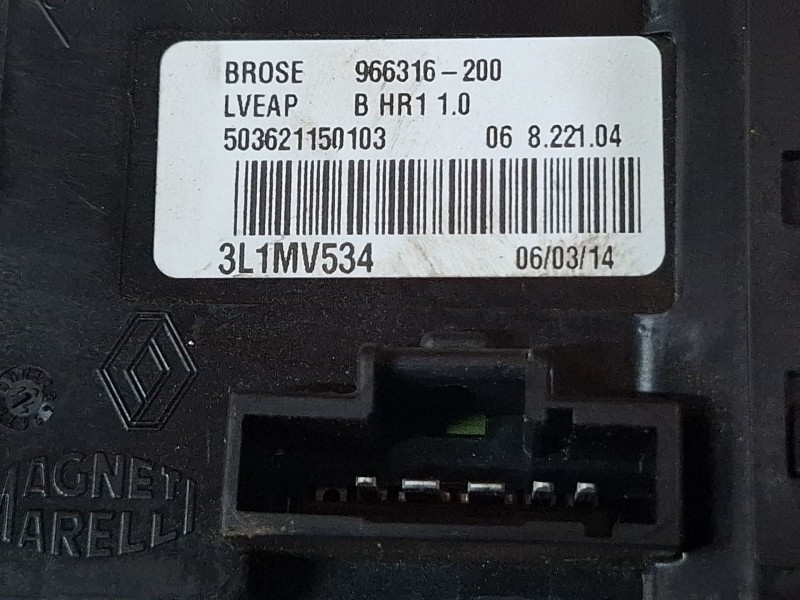 Recambio de motor elevalunas delantero izquierdo para renault megane iv sport tourer (k9a/m/n_) 1.6 dci 130 referencia OEM IAM 0