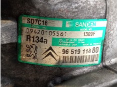 Recambio de compresor aire acondicionado para peugeot 307 referencia OEM IAM SD7C16 9651911480  2