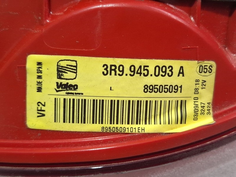 Recambio de piloto porton trasero izquierdo para seat exeo st (3r5) 2.0 tdi referencia OEM IAM 3R0945093A / 89505091  