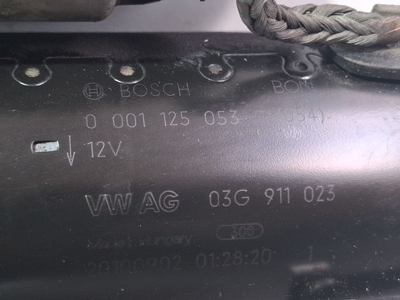 Recambio de motor arranque para seat exeo st (3r5) 2.0 tdi referencia OEM IAM 0001125053 / 03G911023  