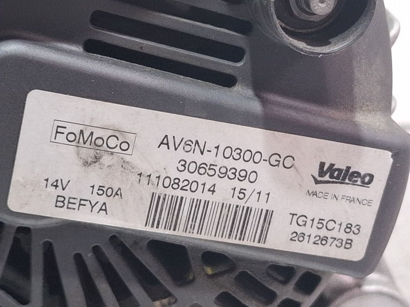 Recambio de alternador para ford focus iii 1.6 tdci referencia OEM IAM AV6N10300GC / TG15C1883  