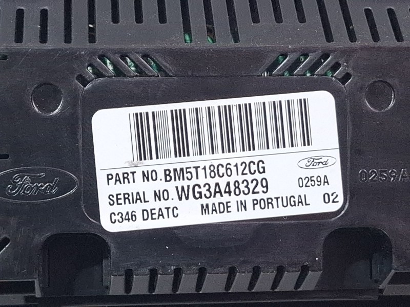 Recambio de mando climatizador para ford focus iii 1.6 tdci referencia OEM IAM bm5t18c612cg  