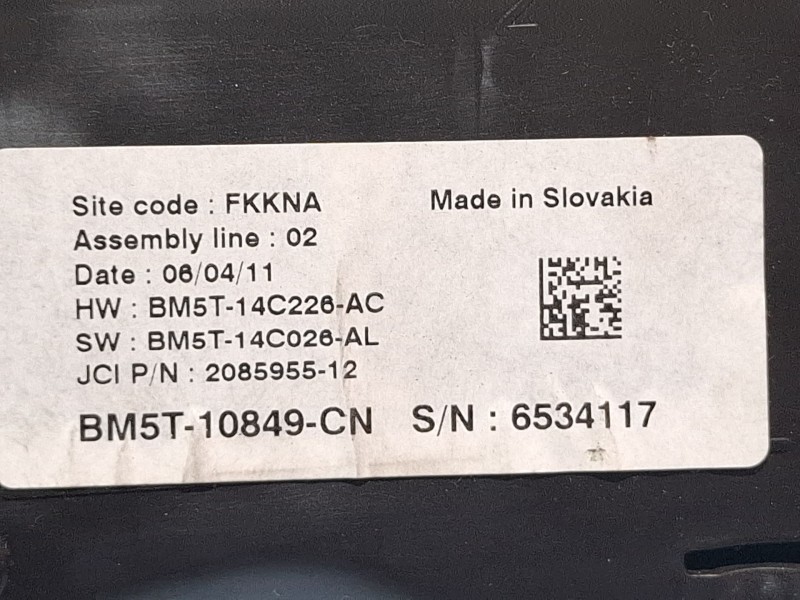 Recambio de cuenta kilometros para ford focus iii 1.6 tdci referencia OEM IAM BM5T10849CN  