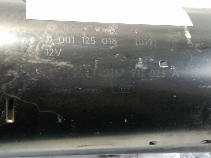 Recambio de motor arranque para volkswagen golf referencia OEM IAM 0001125018  