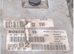 Recambio de centralita motor para peugeot 206 van 1.4 hdi referencia OEM IAM 9647785780 / 0281010707   2