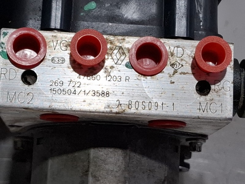 Recambio de modulo abs para dacia logan ii 1.5 dci referencia OEM IAM 476601203R / 0265956403 / 2265106516  