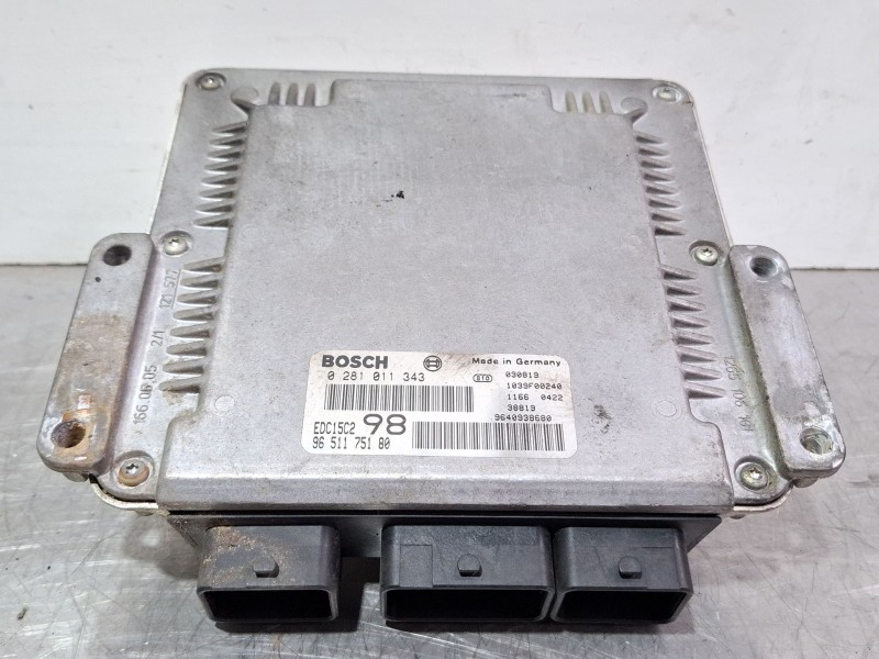 Recambio de centralita motor para citroën jumpy referencia OEM IAM 0281011343 / 9651175180  