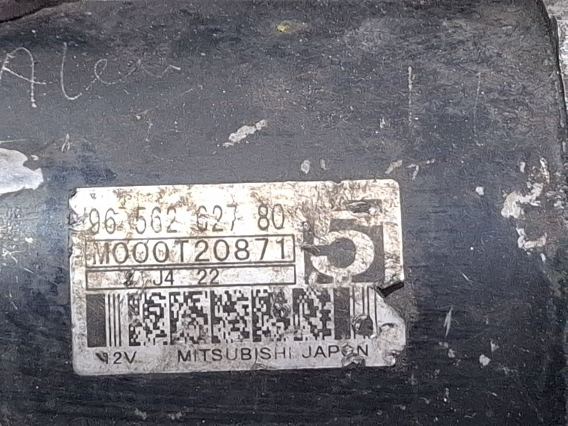 Recambio de motor arranque para citroën jumpy referencia OEM IAM 9656262780  