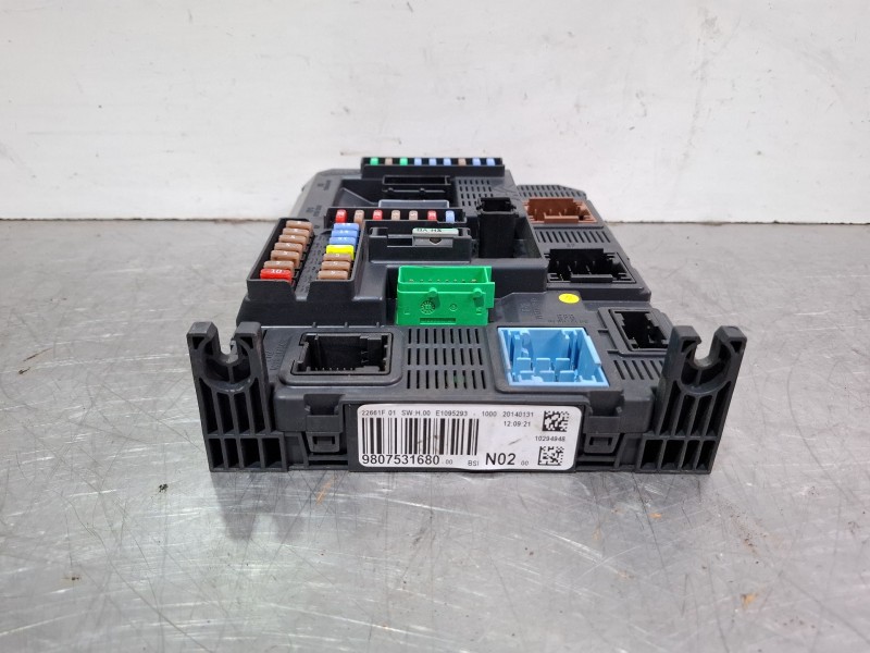 Recambio de centralita bsi para peugeot 2008 act 1.6 hdi referencia OEM IAM 9807531680  