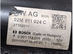 Recambio de motor arranque para audi a1 (8x1, 8xk) 2.0 tdi referencia OEM IAM 0001153009 / 02M911024C   2