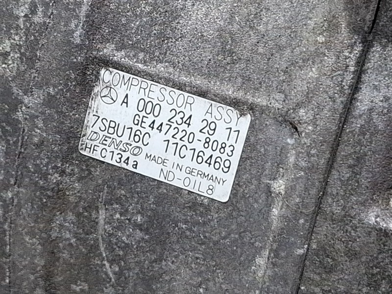 Recambio de compresor aire acondicionado para mercedes-benz clase e (w210) e 320 cdi (210.026) referencia OEM IAM A0002342911 / 