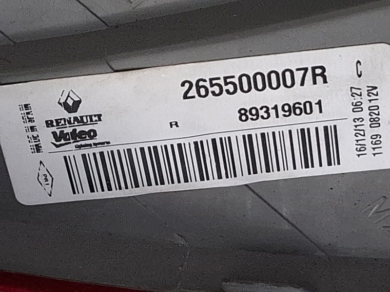 Recambio de piloto trasero derecho para renault megane iii hatchback (bz0/1_, b3_) 1.5 dci (bz1g, bz1w, bz0r) referencia OEM IAM