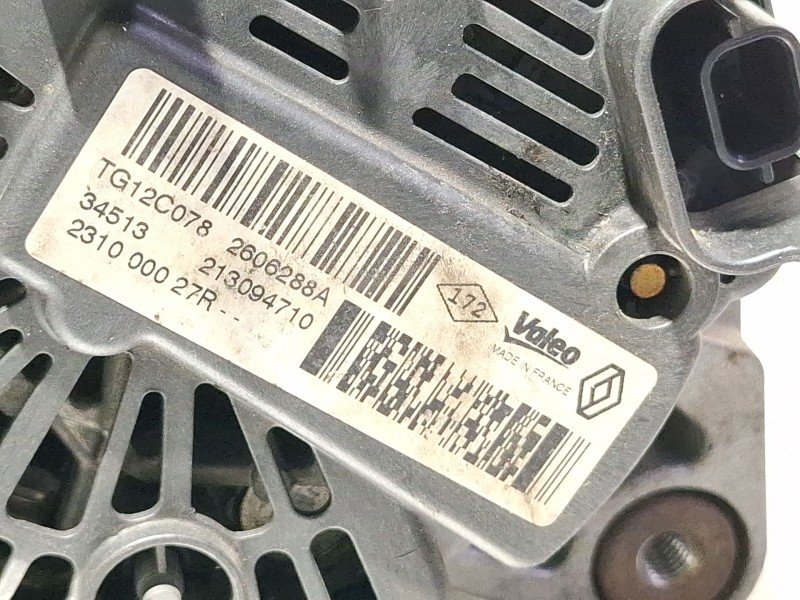 Recambio de alternador para renault megane iii hatchback (bz0/1_, b3_) 1.5 dci (bz1g, bz1w, bz0r) referencia OEM IAM 231000027R 