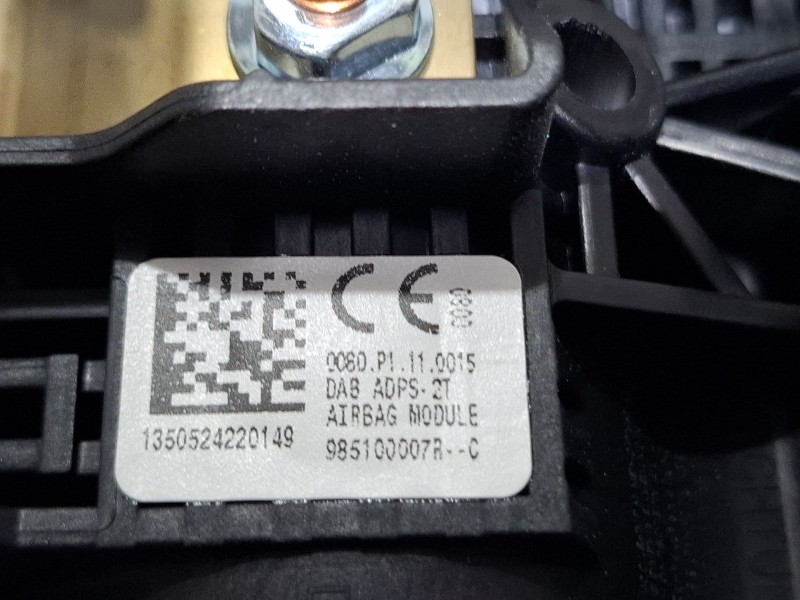 Recambio de airbag de volante para renault megane iii hatchback (bz0/1_, b3_) 1.5 dci (bz1g, bz1w, bz0r) referencia OEM IAM 9851