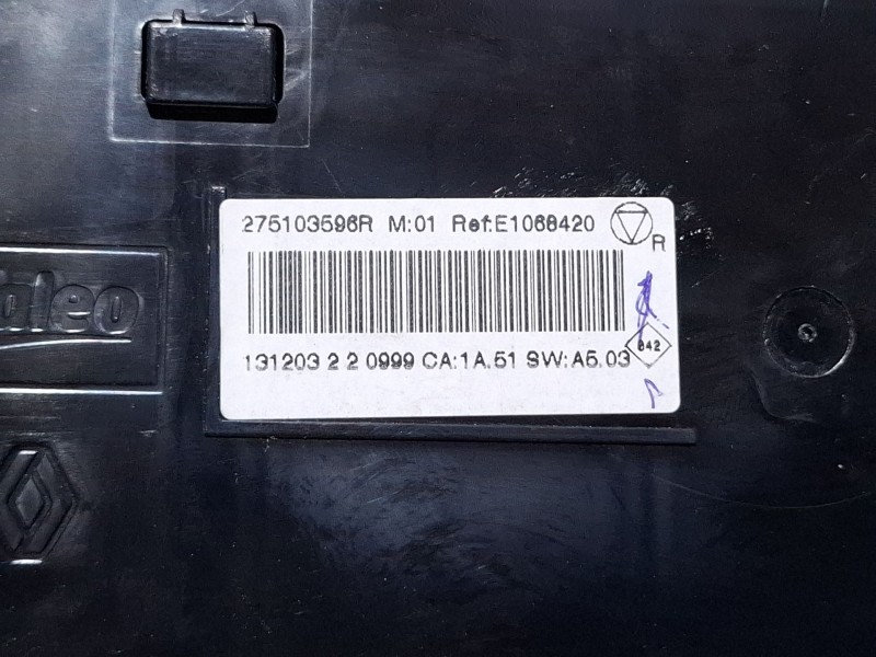 Recambio de mando climatizador para renault megane iii hatchback (bz0/1_, b3_) 1.5 dci (bz1g, bz1w, bz0r) referencia OEM IAM 275